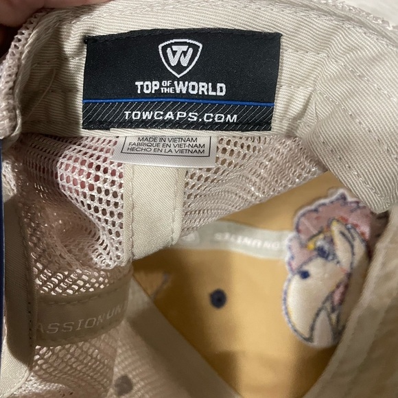 NCAA Mesh MVP Adjustable Hat, Adult One Size Fits All Kansas Jayhawks - Picture 4 of 5